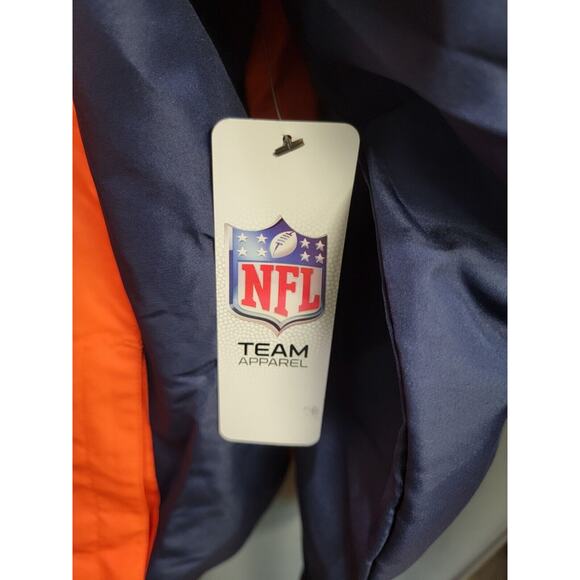 NFL Mens Denver Broncos Jacket 1/4 Zip Pullover Orange Windbreaker NEW WITH TAGS - Picture 6 of 8